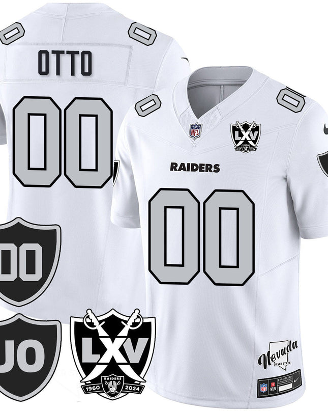 Men's Raiders Vapor Limited Jersey - All Stitched - Honor Jim Otto LVRAI_KDZ - KINDOZY