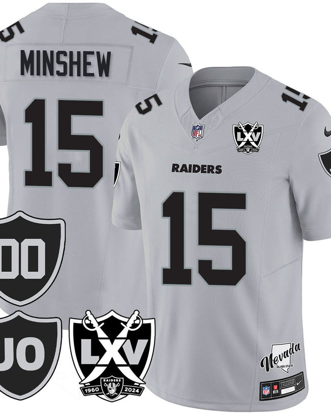 Men's Raiders Vapor Limited Jersey - All Stitched - Honor Jim Otto LVRAI_KDZ - KINDOZY