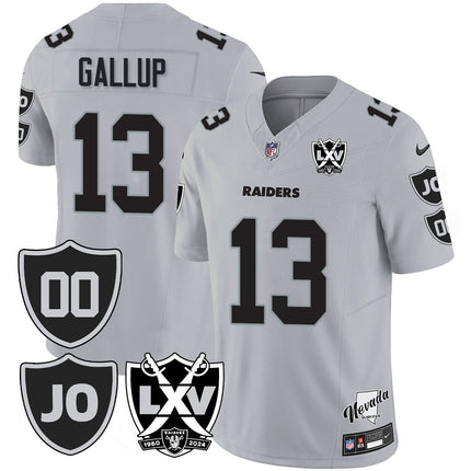 Men's Raiders Vapor Limited Jersey - All Stitched - Honor Jim Otto LVRAI_KDZ - KINDOZY