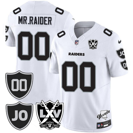 Men's Raiders Vapor Limited Jersey - All Stitched - Honor Jim Otto LVRAI_KDZ - KINDOZY