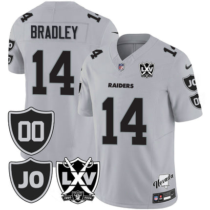 Men's Raiders Vapor Limited Jersey - All Stitched - Honor Jim Otto LVRAI_KDZ - KINDOZY