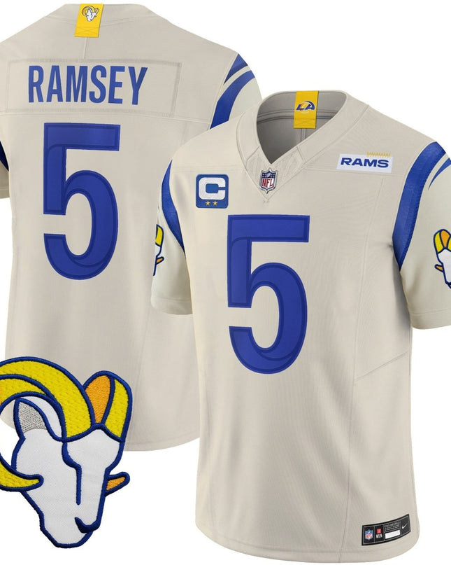 Men's Rams Vapor Limited Jersey V2 - All Stitched LAR_KDZ - KINDOZY