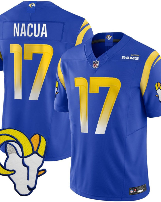 Men's Rams Vapor Limited Jersey V2 - All Stitched LAR_KDZ - KINDOZY