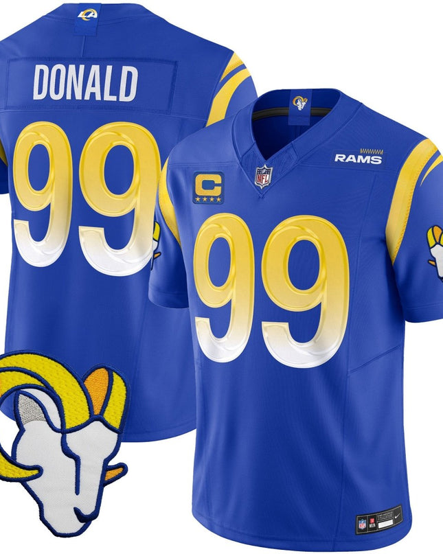 Men's Rams Vapor Limited Jersey V2 - All Stitched LAR_KDZ - KINDOZY
