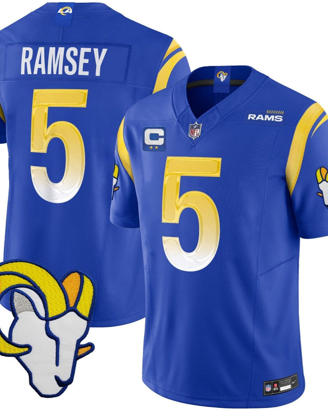 Men's Rams Vapor Limited Jersey V2 - All Stitched LAR_KDZ - KINDOZY