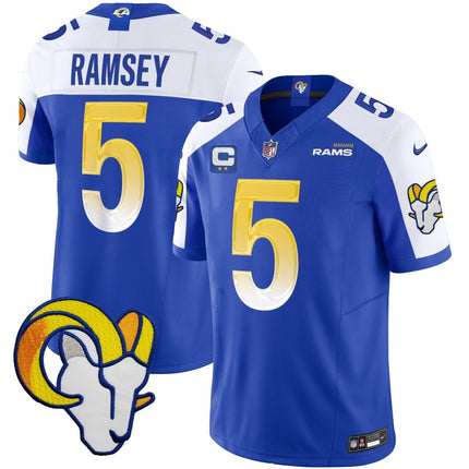 Men's Rams Vapor Limited Jersey V2 - All Stitched LAR_KDZ - KINDOZY