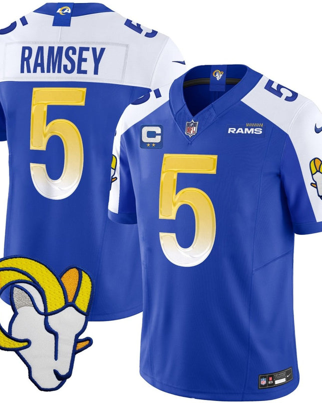 Men's Rams Vapor Limited Jersey V2 - All Stitched LAR_KDZ - KINDOZY