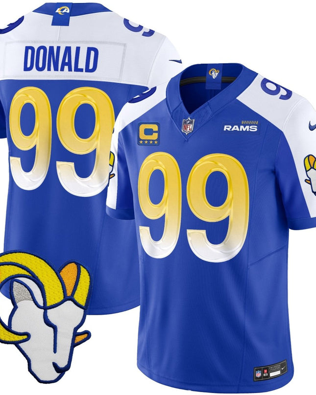 Men's Rams Vapor Limited Jersey V2 - All Stitched LAR_KDZ - KINDOZY