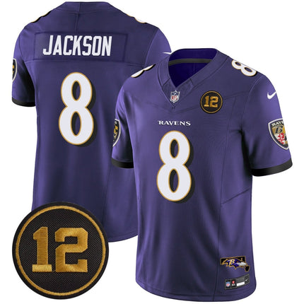Men's Ravens Jacoby Jones Patch Vapor Limited Jersey - All Stitched BALRAV_KDZ - KINDOZY