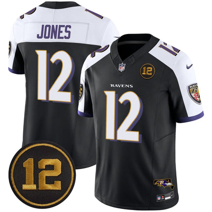 Men's Ravens Jacoby Jones Patch Vapor Limited Jersey - All Stitched BALRAV_KDZ - KINDOZY