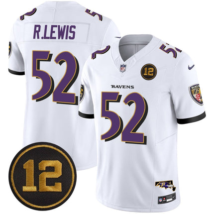 Men's Ravens Jacoby Jones Patch Vapor Limited Jersey - All Stitched BALRAV_KDZ - KINDOZY