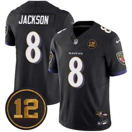 Men's Ravens Jacoby Jones Patch Vapor Limited Jersey - All Stitched BALRAV_KDZ - KINDOZY