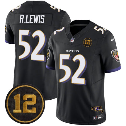 Men's Ravens Jacoby Jones Patch Vapor Limited Jersey - All Stitched BALRAV_KDZ - KINDOZY