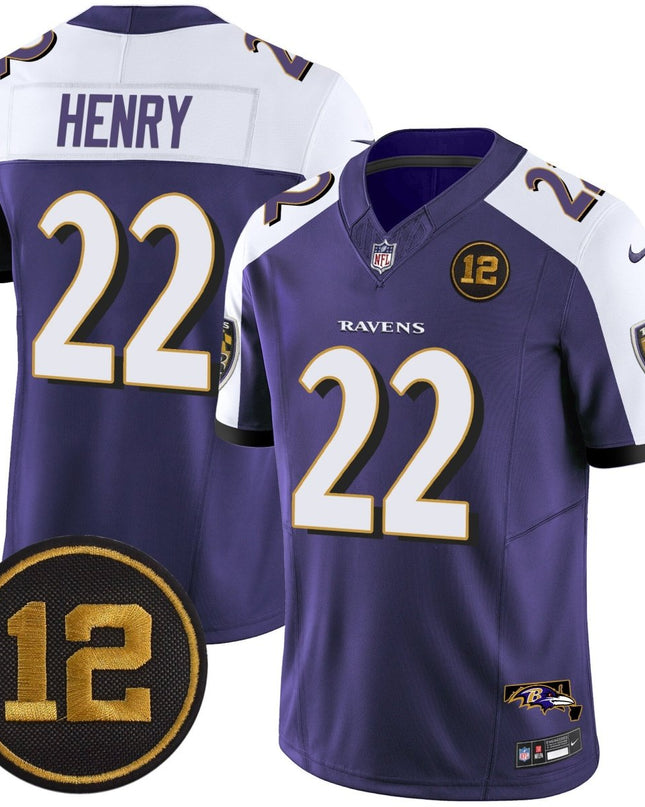 Men's Ravens Jacoby Jones Patch Vapor Limited Jersey - All Stitched BALRAV_KDZ - KINDOZY
