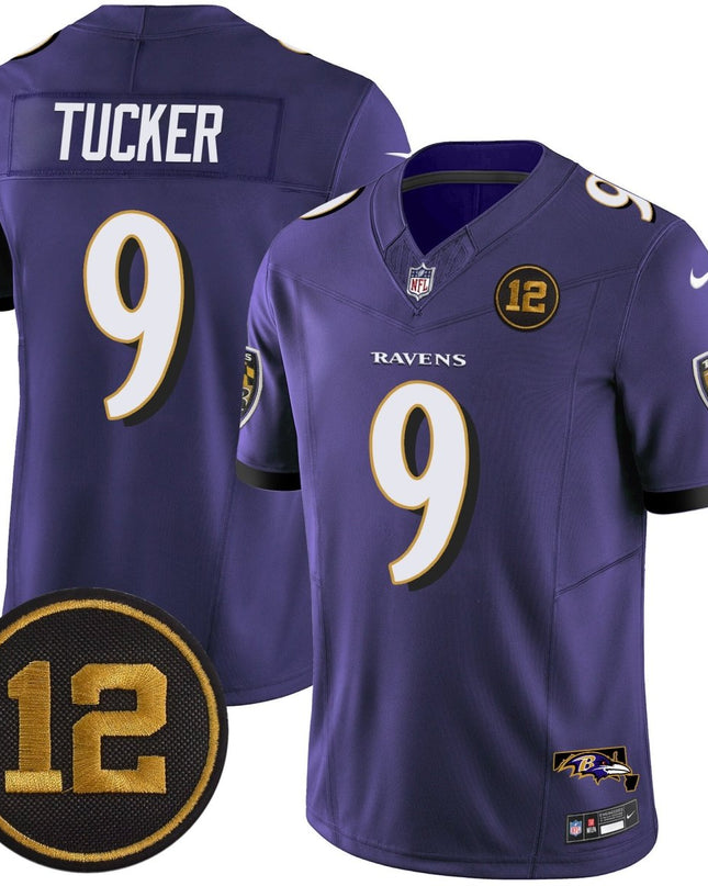 Men's Ravens Jacoby Jones Patch Vapor Limited Jersey - All Stitched BALRAV_KDZ - KINDOZY