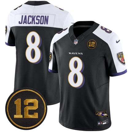 Men's Ravens Jacoby Jones Patch Vapor Limited Jersey - All Stitched BALRAV_KDZ - KINDOZY