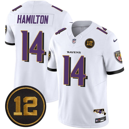 Men's Ravens Jacoby Jones Patch Vapor Limited Jersey - All Stitched BALRAV_KDZ - KINDOZY
