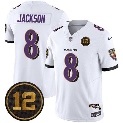 Men's Ravens Jacoby Jones Patch Vapor Limited Jersey - All Stitched BALRAV_KDZ - KINDOZY