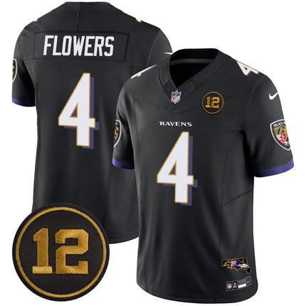 Men's Ravens Jacoby Jones Patch Vapor Limited Jersey - All Stitched BALRAV_KDZ - KINDOZY