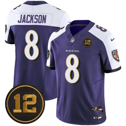 Men's Ravens Jacoby Jones Patch Vapor Limited Jersey - All Stitched BALRAV_KDZ - KINDOZY