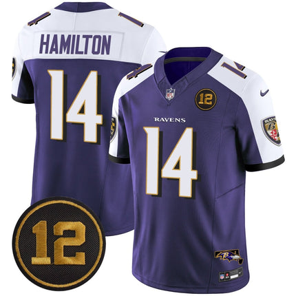 Men's Ravens Jacoby Jones Patch Vapor Limited Jersey - All Stitched BALRAV_KDZ - KINDOZY