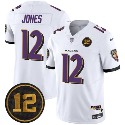 Men's Ravens Jacoby Jones Patch Vapor Limited Jersey - All Stitched BALRAV_KDZ - KINDOZY