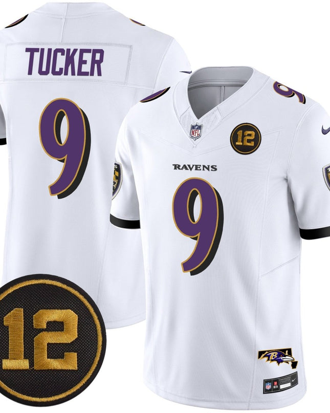 Men's Ravens Jacoby Jones Patch Vapor Limited Jersey - All Stitched BALRAV_KDZ - KINDOZY