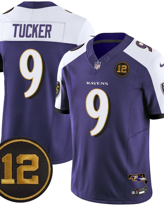 Men's Ravens Jacoby Jones Patch Vapor Limited Jersey - All Stitched BALRAV_KDZ - KINDOZY