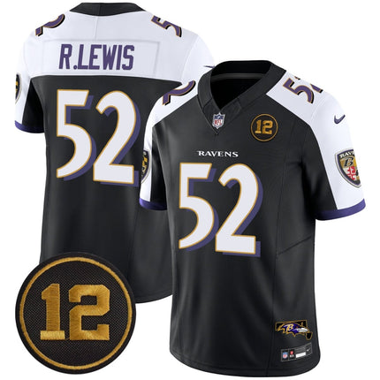 Men's Ravens Jacoby Jones Patch Vapor Limited Jersey - All Stitched BALRAV_KDZ - KINDOZY