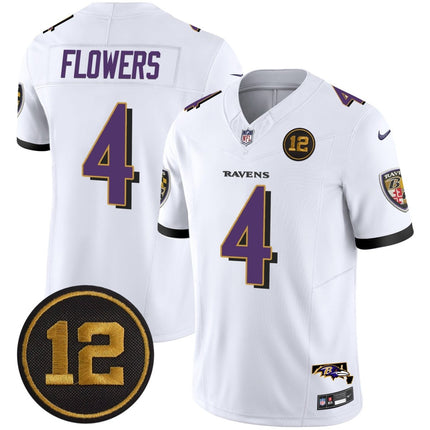 Men's Ravens Jacoby Jones Patch Vapor Limited Jersey - All Stitched BALRAV_KDZ - KINDOZY