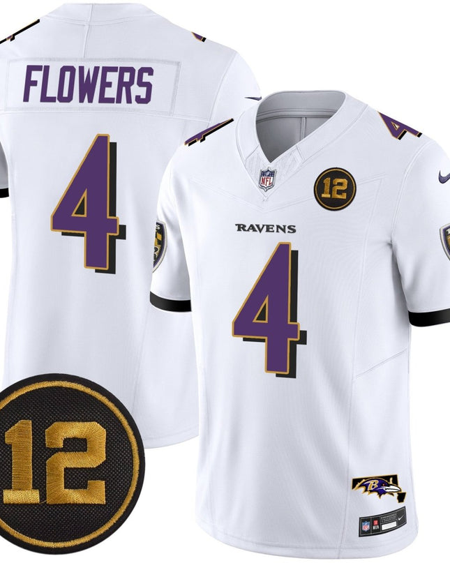 Men's Ravens Jacoby Jones Patch Vapor Limited Jersey - All Stitched BALRAV_KDZ - KINDOZY