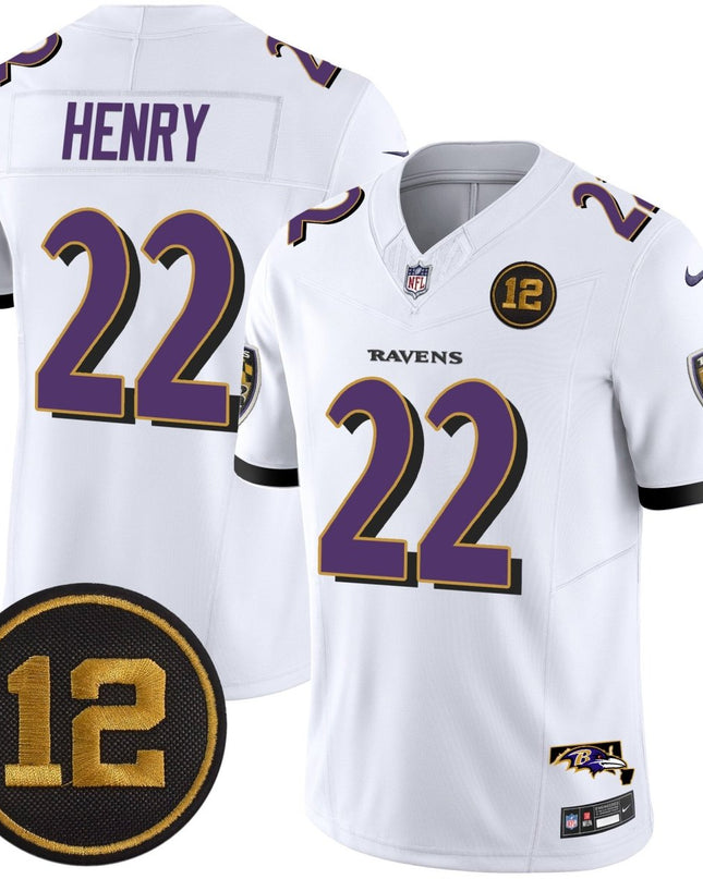 Men's Ravens Jacoby Jones Patch Vapor Limited Jersey - All Stitched BALRAV_KDZ - KINDOZY
