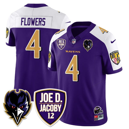 Men's Ravens Purple Rising 2024 Vapor Limited Jersey - All Stitched BALRAV_KDZ - KINDOZY