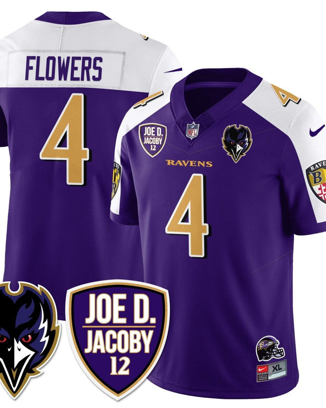 Men's Ravens Purple Rising 2024 Vapor Limited Jersey - All Stitched BALRAV_KDZ - KINDOZY
