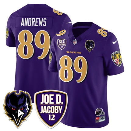 Men's Ravens Purple Rising 2024 Vapor Limited Jersey - All Stitched BALRAV_KDZ - KINDOZY