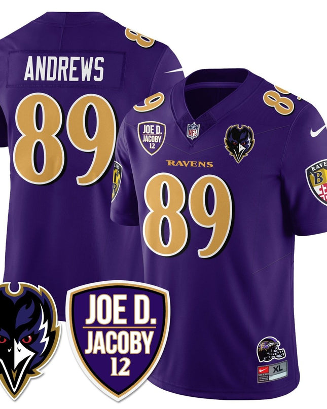 Men's Ravens Purple Rising 2024 Vapor Limited Jersey - All Stitched BALRAV_KDZ - KINDOZY
