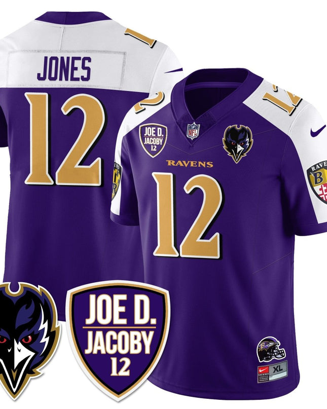 Men's Ravens Purple Rising 2024 Vapor Limited Jersey - All Stitched BALRAV_KDZ - KINDOZY
