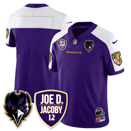 Men's Ravens Purple Rising 2024 Vapor Limited Jersey - All Stitched BALRAV_KDZ - KINDOZY
