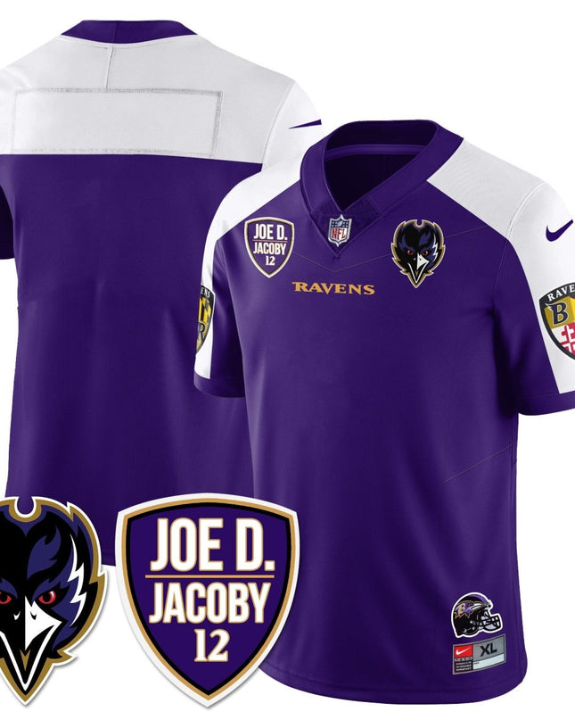 Men's Ravens Purple Rising 2024 Vapor Limited Jersey - All Stitched BALRAV_KDZ - KINDOZY