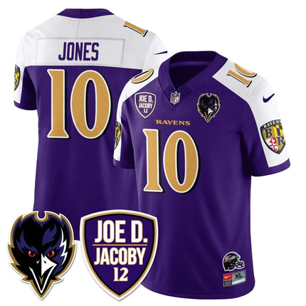Men's Ravens Purple Rising 2024 Vapor Limited Jersey - All Stitched BALRAV_KDZ - KINDOZY