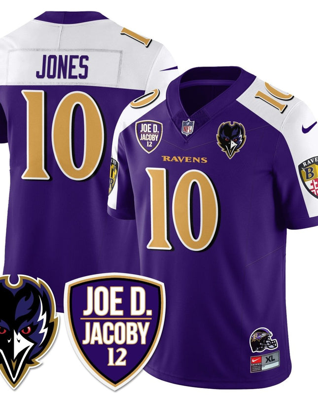 Men's Ravens Purple Rising 2024 Vapor Limited Jersey - All Stitched BALRAV_KDZ - KINDOZY