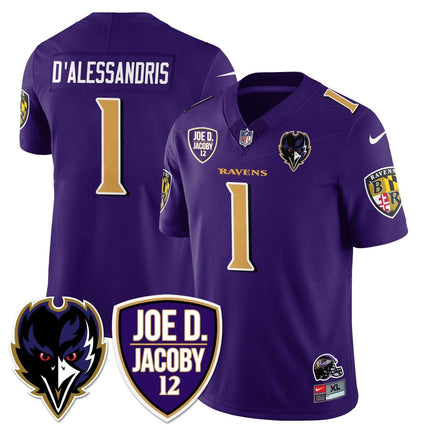 Men's Ravens Purple Rising 2024 Vapor Limited Jersey - All Stitched BALRAV_KDZ - KINDOZY