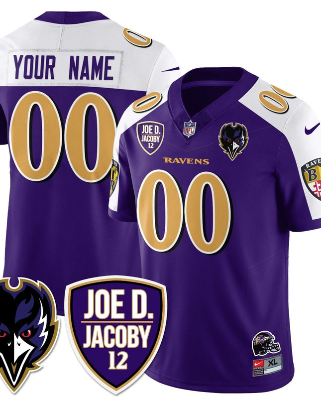 Men's Ravens Purple Rising 2024 Vapor Limited Jersey - All Stitched BALRAV_KDZ - KINDOZY