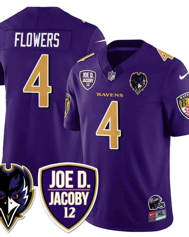 Men's Ravens Purple Rising 2024 Vapor Limited Jersey - All Stitched BALRAV_KDZ - KINDOZY