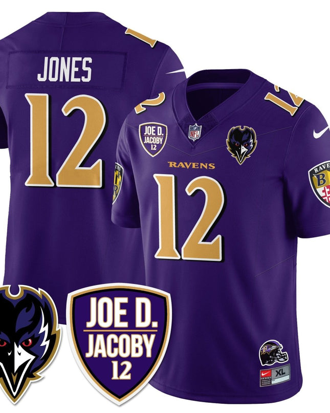 Men's Ravens Purple Rising 2024 Vapor Limited Jersey - All Stitched BALRAV_KDZ - KINDOZY