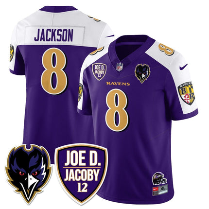 Men's Ravens Purple Rising 2024 Vapor Limited Jersey - All Stitched BALRAV_KDZ - KINDOZY