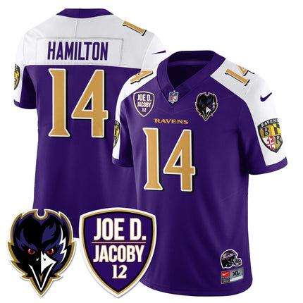 Men's Ravens Purple Rising 2024 Vapor Limited Jersey - All Stitched BALRAV_KDZ - KINDOZY