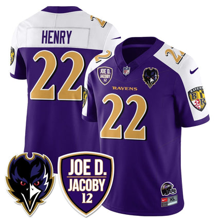 Men's Ravens Purple Rising 2024 Vapor Limited Jersey - All Stitched BALRAV_KDZ - KINDOZY