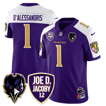 Men's Ravens Purple Rising 2024 Vapor Limited Jersey - All Stitched BALRAV_KDZ - KINDOZY