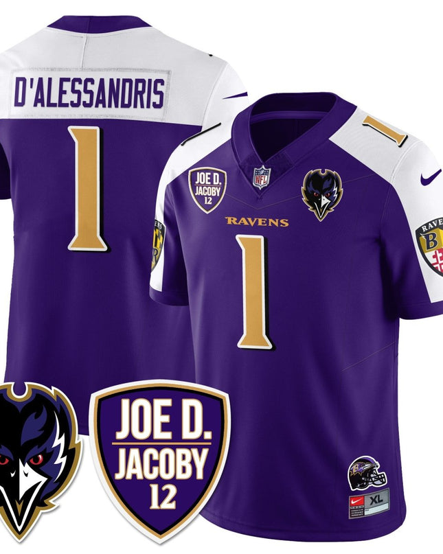 Men's Ravens Purple Rising 2024 Vapor Limited Jersey - All Stitched BALRAV_KDZ - KINDOZY